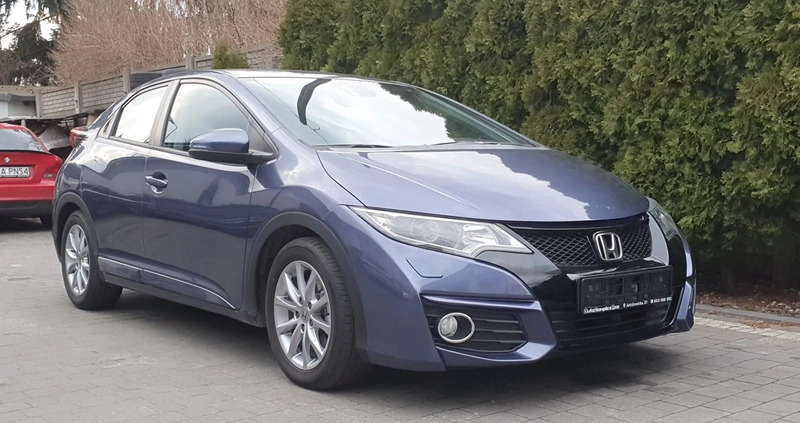Honda Civic cena 39900 przebieg: 130000, rok produkcji 2015 z Rybnik małe 529